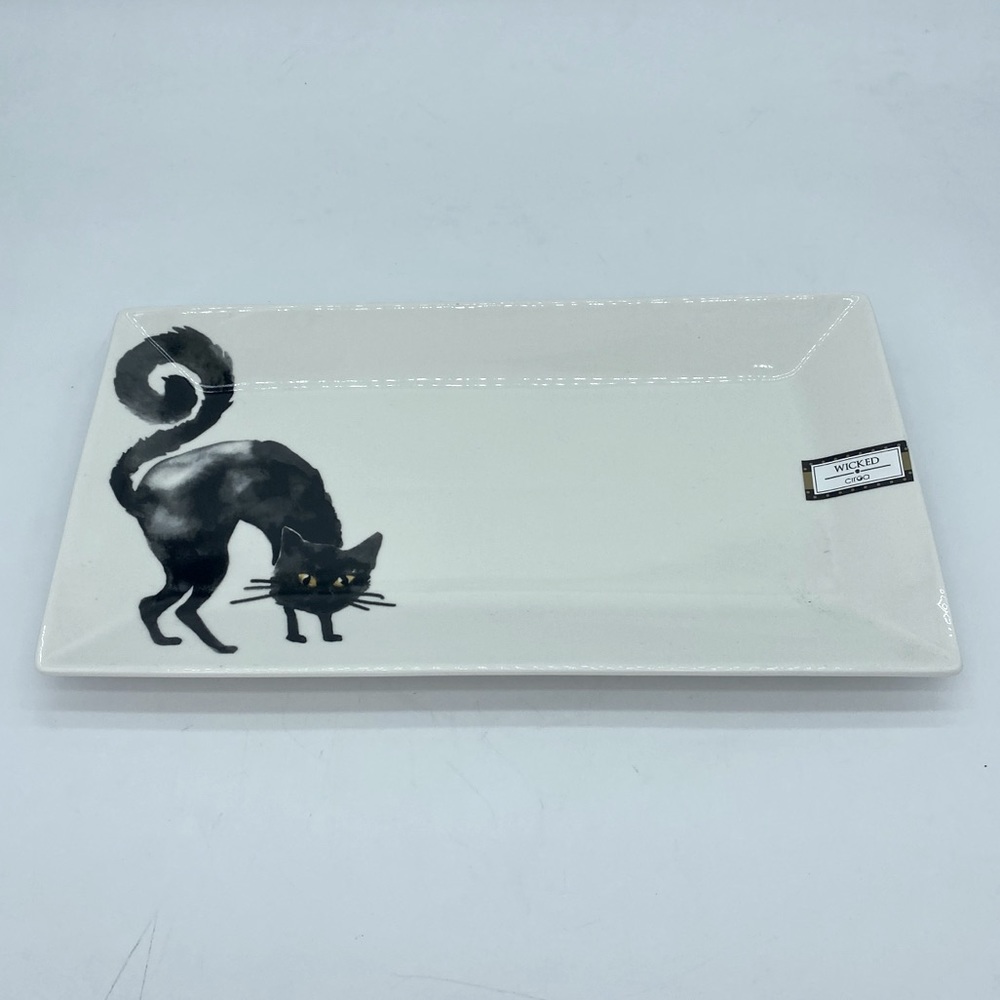 Black Cat Serving Plater